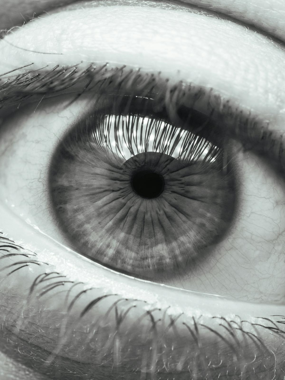Child wearing an eye patch as part of amblyopia treatment.